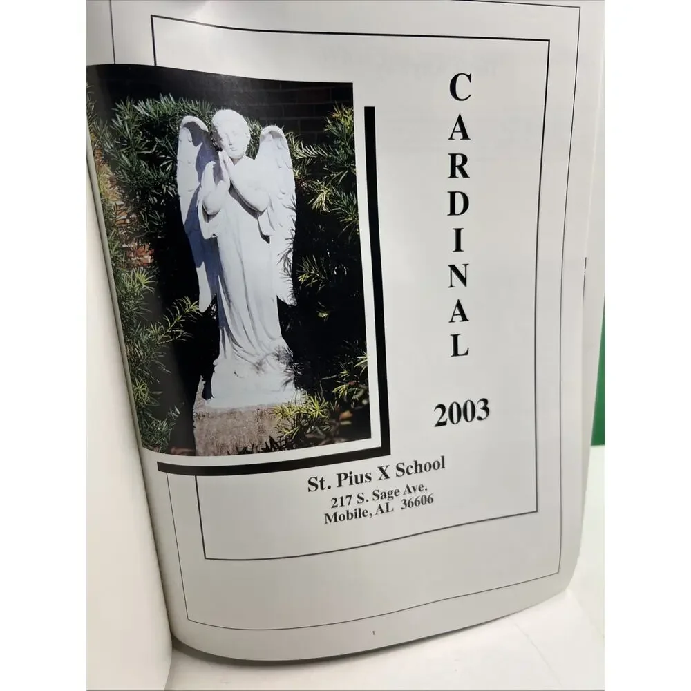 Saint Pius X Catholic School Yearbook 2003 Cardinal Mobile Alabama